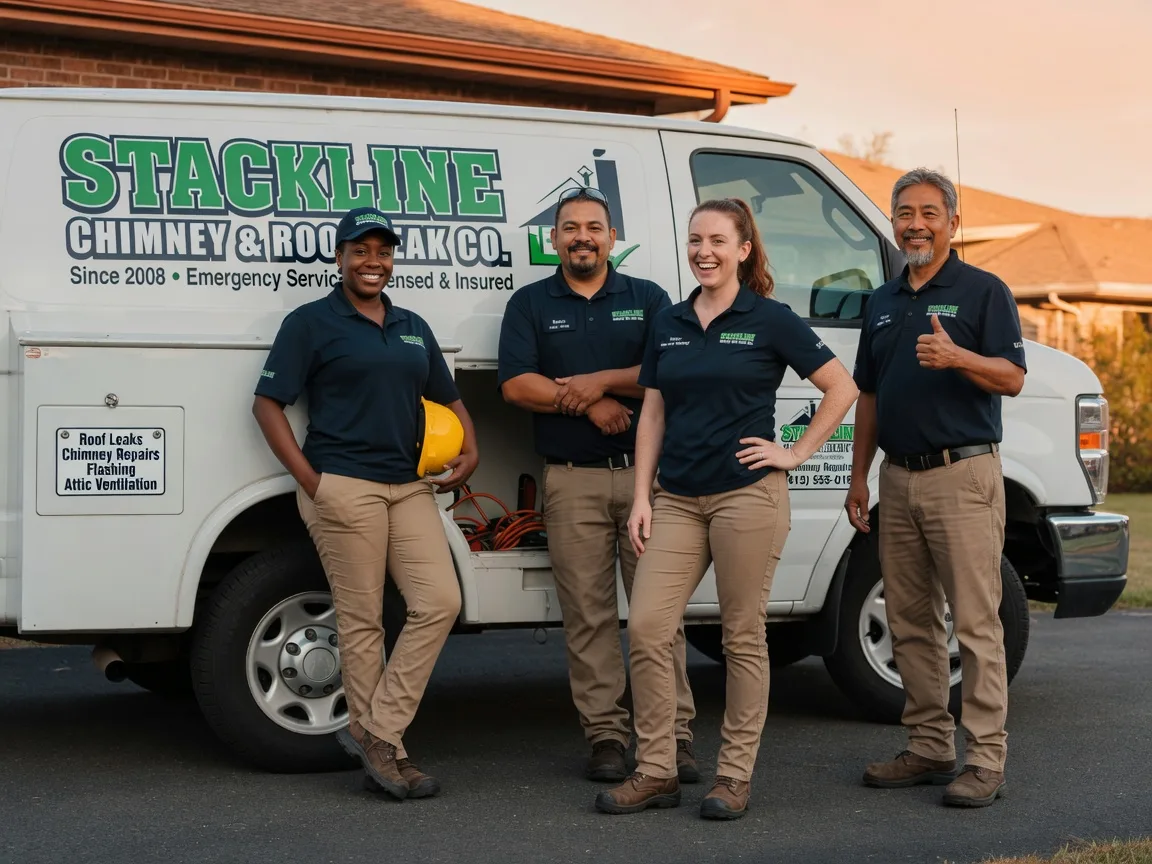 Chimney flashing repair company in Claremore, OK